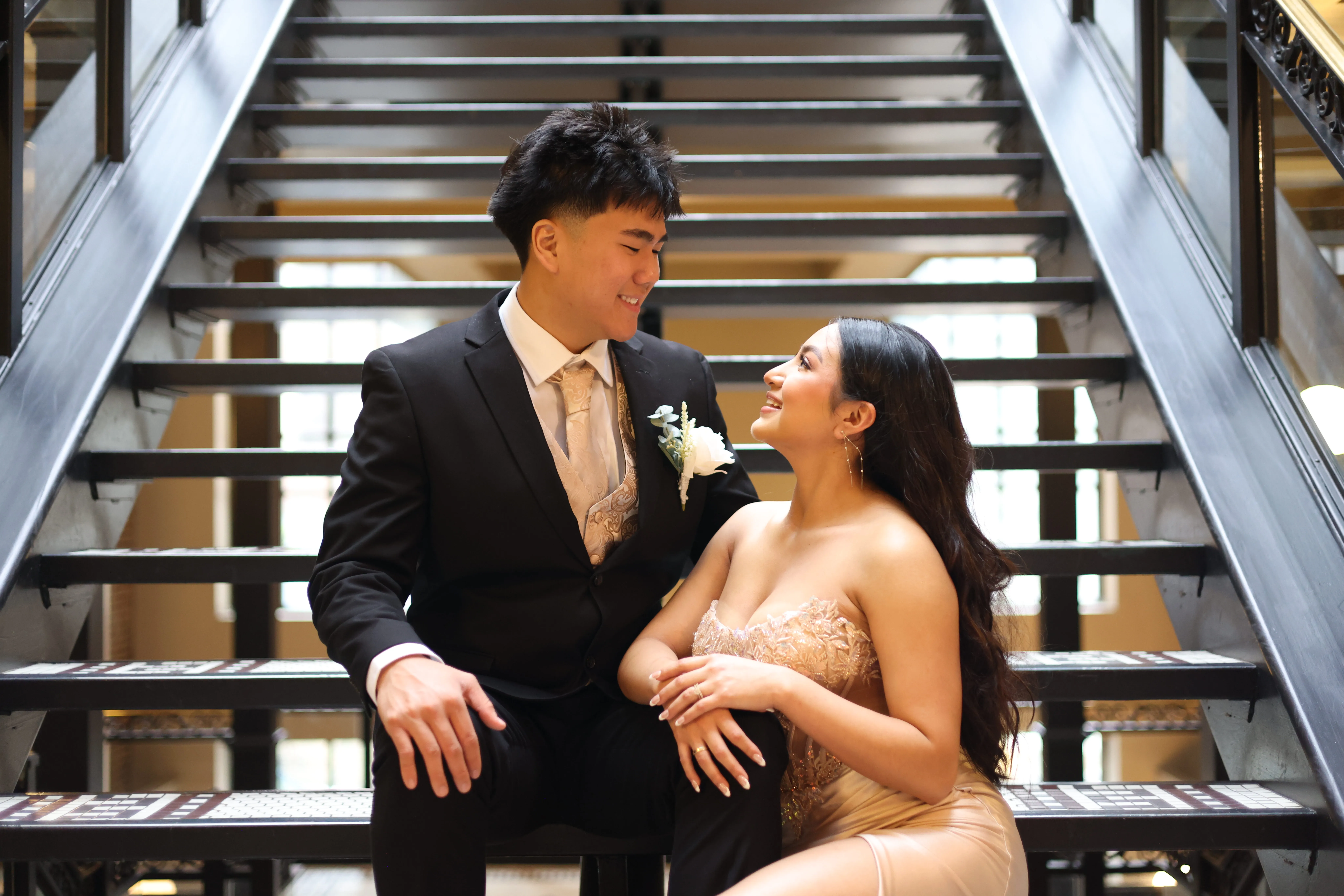 Couple kissing